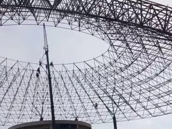 崇左篮球馆球形网架厂家价格